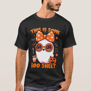 Det här är något Boo-ark Ghost Ice Coffee Hallowee T Shirt