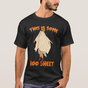 Det här är något spökark Boo Sheet Ghost Ice Coffe T Shirt