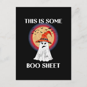 Det här är något spökigt Halloween skoj Vykort