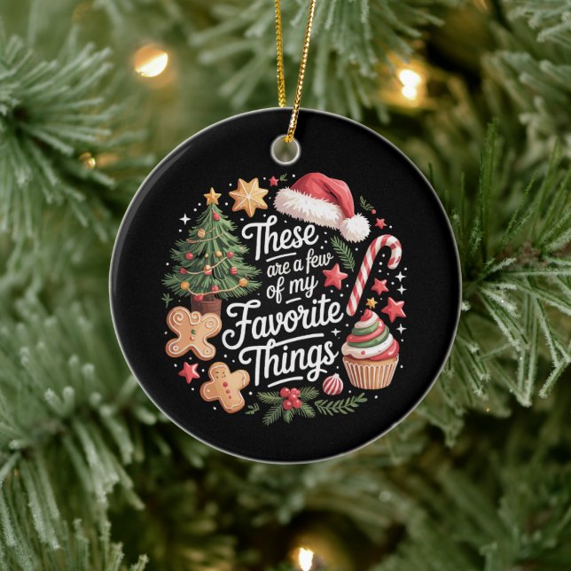 Det här är några av mina favorit jul saker julgransprydnad keramik (Träd)