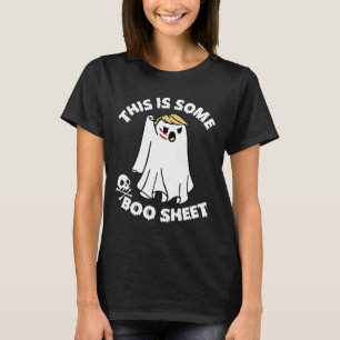 Det här är några Boo-ark Ghost Roligt Trump Hallow T Shirt