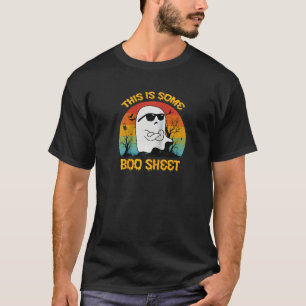 Det här är några Boo Lakan Retro Cute Ghost-solgla T Shirt