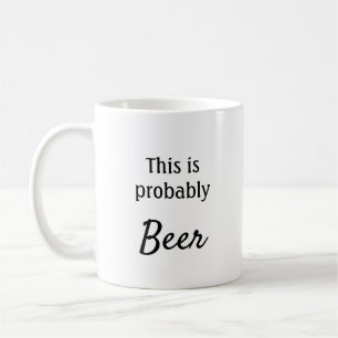 Det här är nog öl kaffemugg