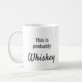 Det här är nog whisky kaffemugg