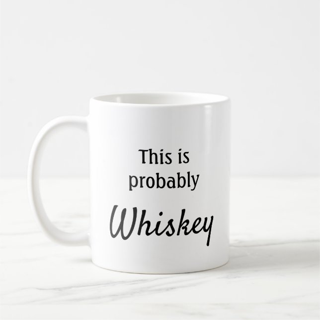 Det här är nog whisky kaffemugg (Vänster)