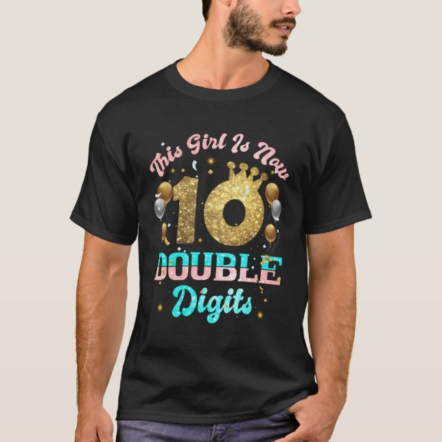 Det här är nu Dubblans siffror 10 T Shirt (Framsida)