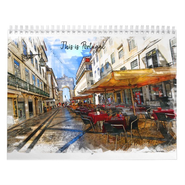 Det här är Portugal Edition 2 Calendar Kalender (Omslag)