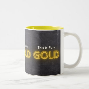 Det här är Pure Guld Två-Tonad Mugg