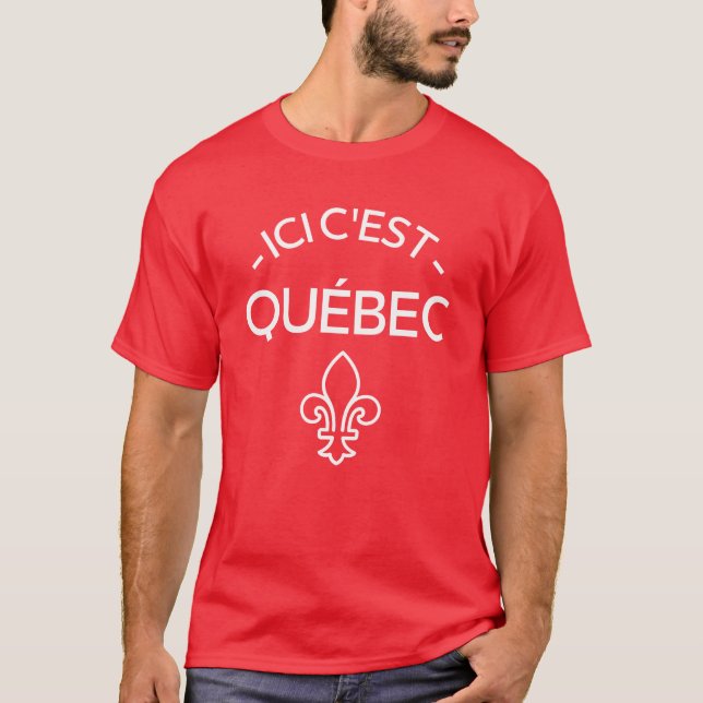 Det här är Quebec City vänner T Shirt (Framsida)