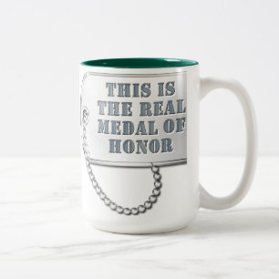 Det här är Real Medal of Honor Två-Tonad Mugg