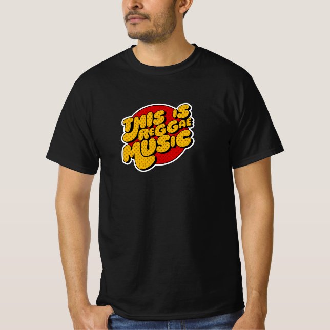 Det här är Reggae Music Reggae T-Shirt (Framsida)
