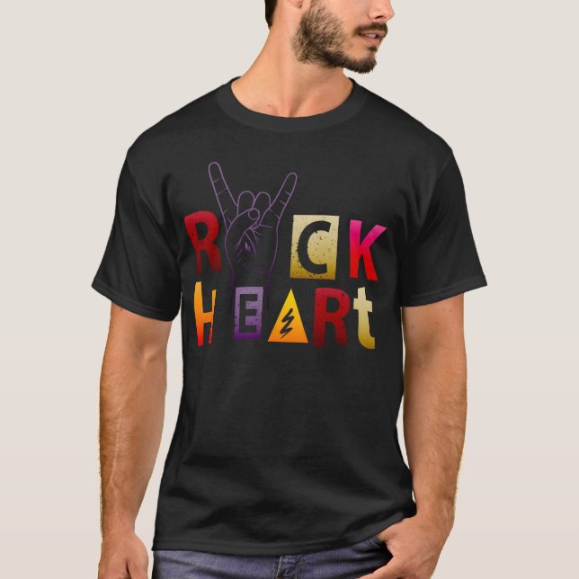 Det här är Rock vänner T Shirt (Framsida)