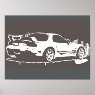 Det här är RX7 Poster
