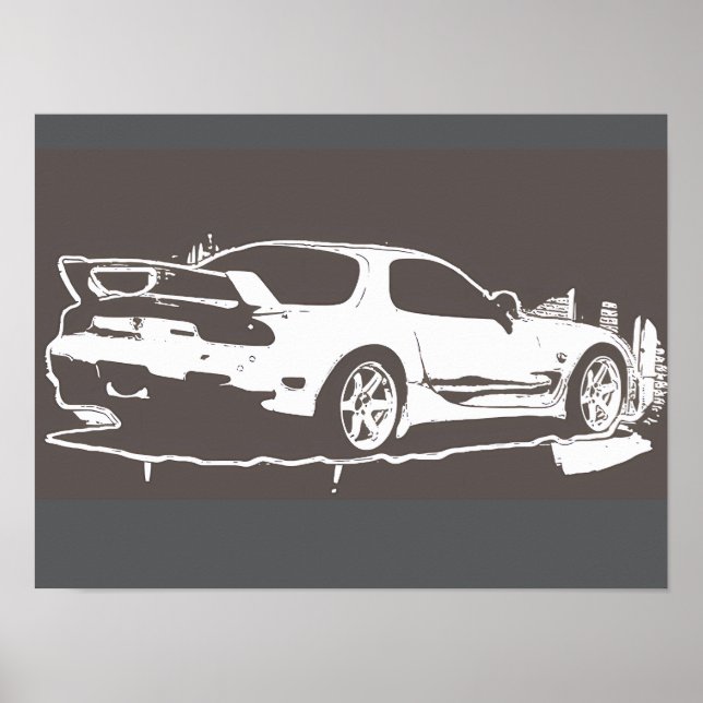 Det här är RX7 Poster (Framsidan)