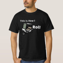 Det här är så jag roll T-Shirt - Funny Golf Älskar