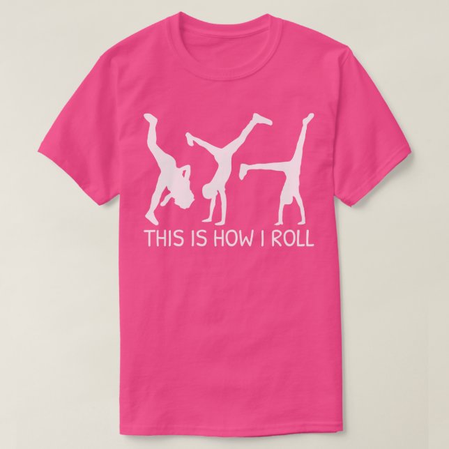 Det här är så jag rullar på ratt t shirt (Design framsida)