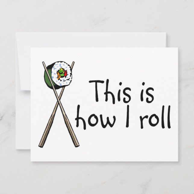 Det här är så jag rullar Sushi (Framsida)