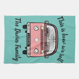 Det här är så vi rullar kökshandduk