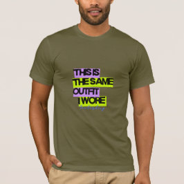 Det här är samma outfit jag bar igår | Design T Shirt