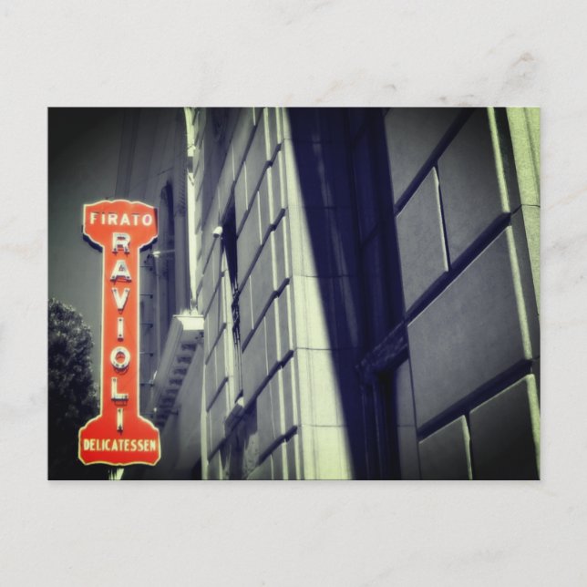 Det här är San José, CA-Firato Italian Deli Postca Vykort (Framsida)