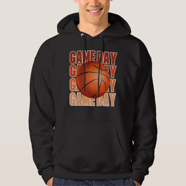Det här är säsong Basketball-speldagen Fläkt Hoodie (Framsida)