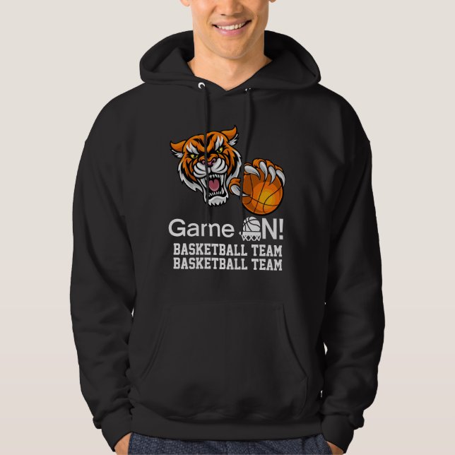 Det här är säsong Basketball-spelet på tigern Hoodie (Framsida)
