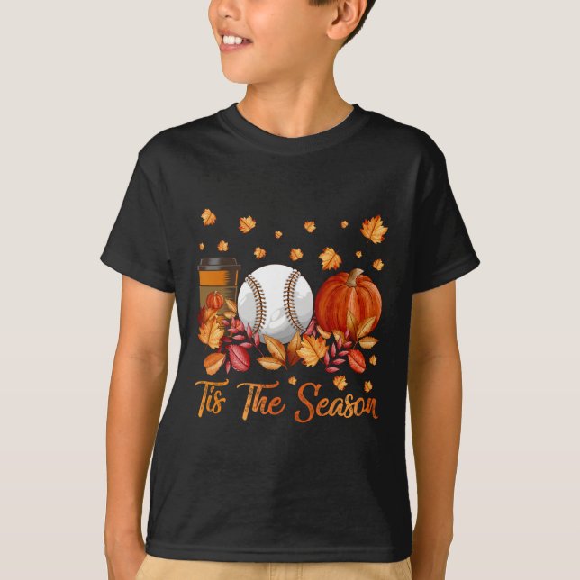 Det här är säsong bysebyll Pumpkin hösten - fallan T Shirt (Framsida)