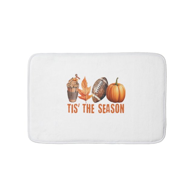 Det här är säsong-Thanksgivingen Pumpkin Badrumsmatta (Framsidan)