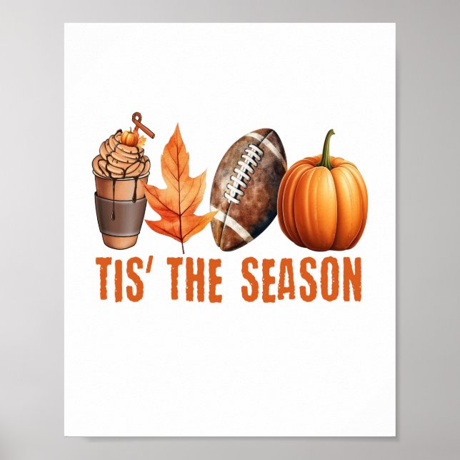 Det här är säsong-Thanksgivingen Pumpkin Poster (Framsidan)