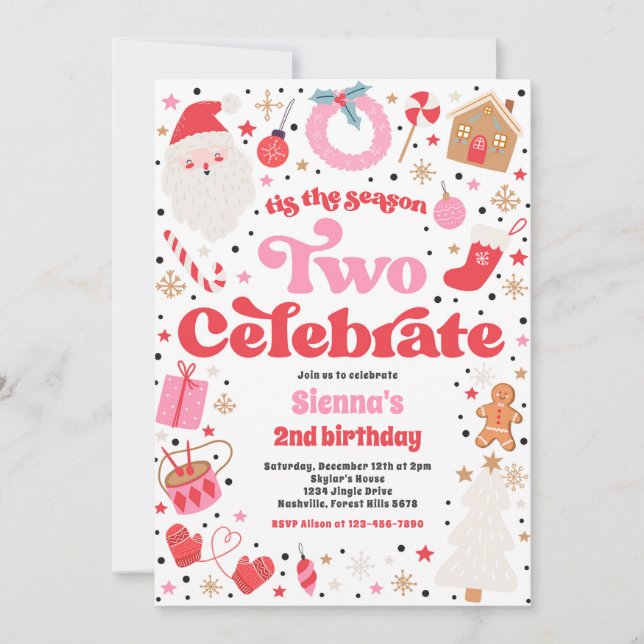 Det här är säsong två firar juldagen inbjudningar (Framsida)