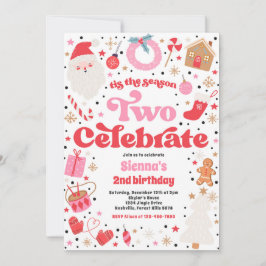 Det här är säsong två firar juldagen inbjudningar