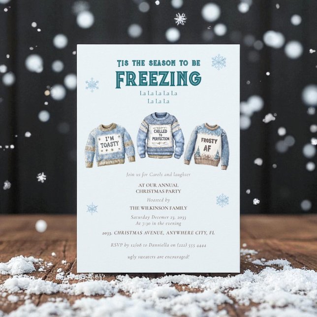 Det här är säsongen Den vackra julen, Ugly Party Julkort (Skapare uppladdad)