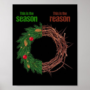 Det Här Är Säsongen Det Här Är Anledningen Kristna Poster