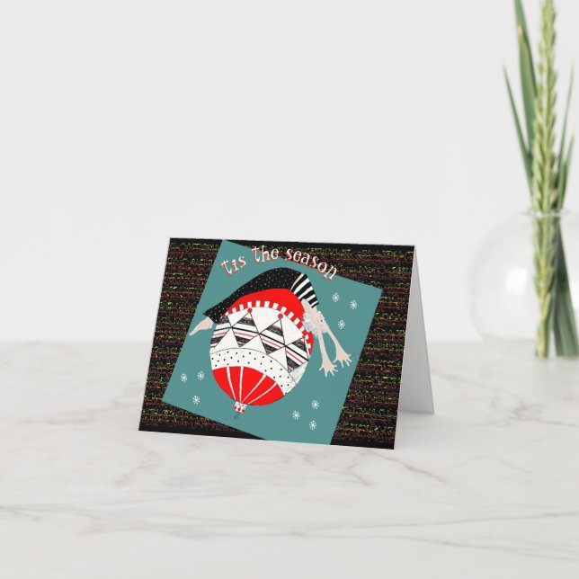 Det här är säsongen för att behålla en balanserad  helgkort (Framsida)