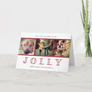 "Det här är säsongen för att bli Jolly Photo Pet j Helgkort