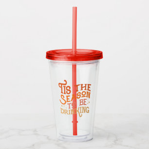 Det här är säsongen för att dra på Helgdag utformn Take Away Mugg