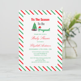 Det här är säsongen för att vara gravid babyskor inbjudningar