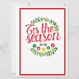 Det här är säsongen för att vara Jolly jul Party Inbjudningar