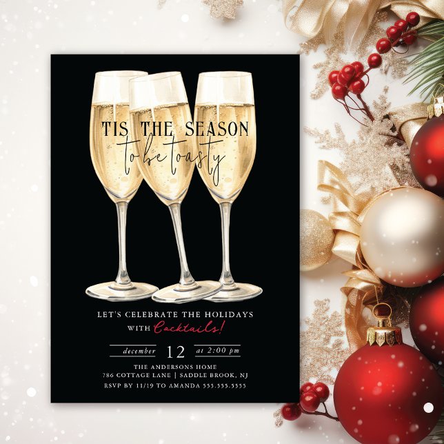 Det här är säsongen för att vara otrevlig! Cocktai Inbjudningar (Skapare uppladdad)