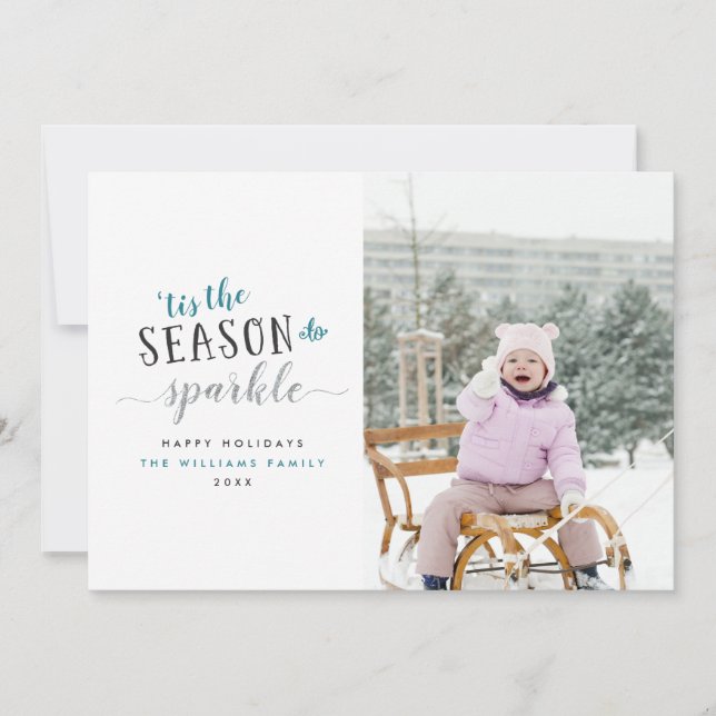 "Det här är säsongen för Gnistra av fotopriskort Julkort (Framsida)