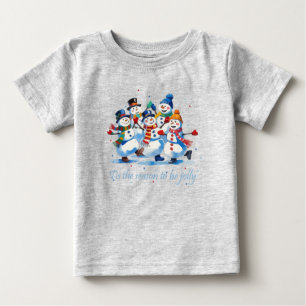 Det här är säsongen för Jolly Dancing Jolly Snögub T Shirt