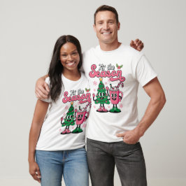Det här är säsongen för julfamiljen Retro Groovy T Shirt