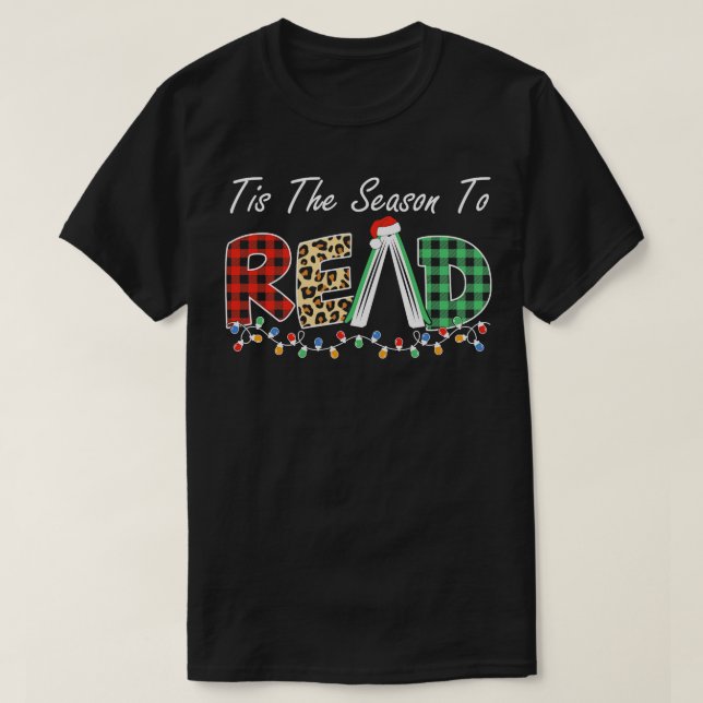 Det här är säsongen för läsning 1 t shirt (Design framsida)