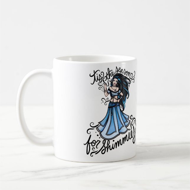 "Det här är säsongen för shimmiekort Kaffemugg (Vänster)