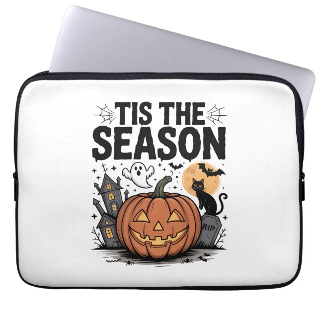 Det här är säsongen Halloween Laptop Fodral (Framsidan)