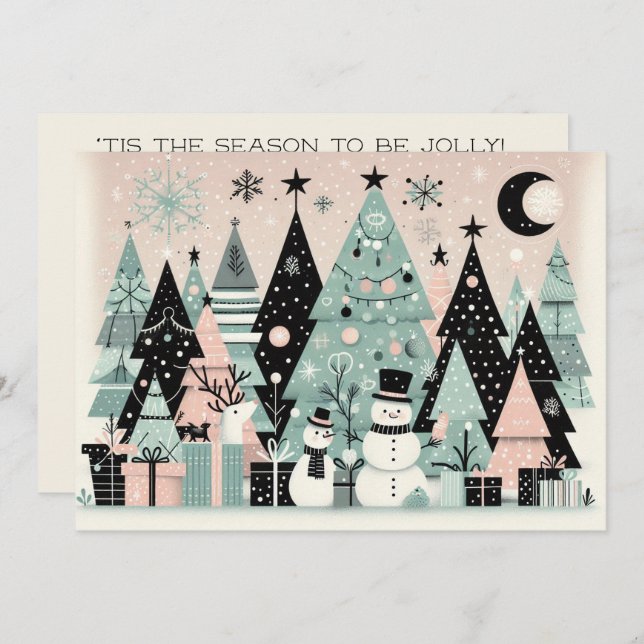 Det här är säsongen som ska bli glad julkort (Fram/baksida)