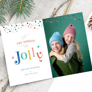 Det här är säsongen som ska bli Jolly Bright-jul Julkort