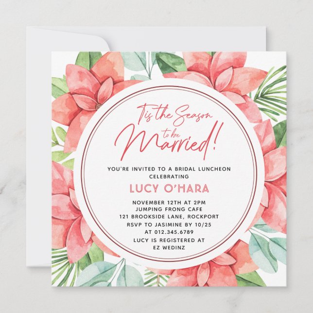 Det här är säsongen som ska präglas av Blommigten  Inbjudningar (Framsida)