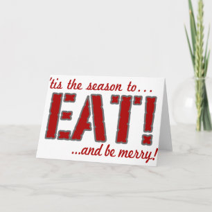 Det här är säsongen till EAT! Helgkort