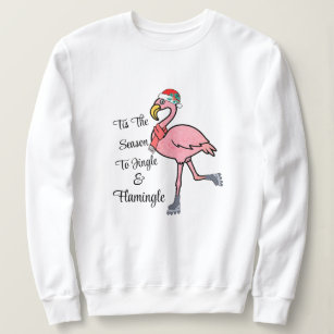 Det här är säsongen till Jingle, Cute Flamingo Ska T Shirt